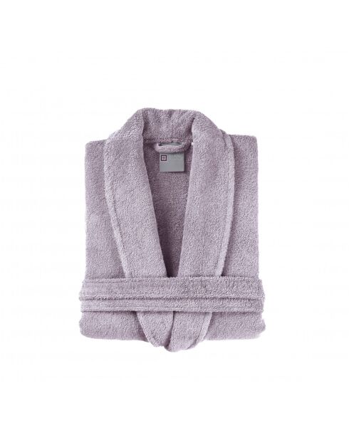 Peignoir femme en coton rose