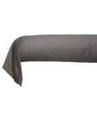 Almohada acolchada gris satén 100% algodón
