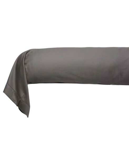 Graues Nackenkissen aus 100% Baumwollsatin