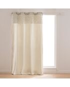 Cortina con ojales Wild natural, 140 x 240 cm