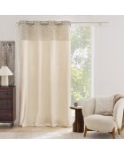 Cortina con ojales Wild natural, 140 x 240 cm