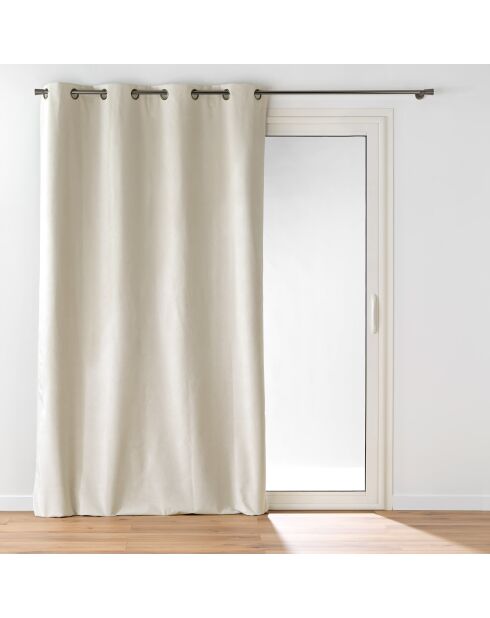 Tenda con occhielli naturali Olympe - 140 x 260 cm