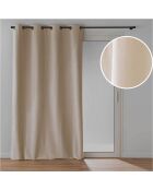 Tenda con occhielli naturali Olympe - 140 x 260 cm