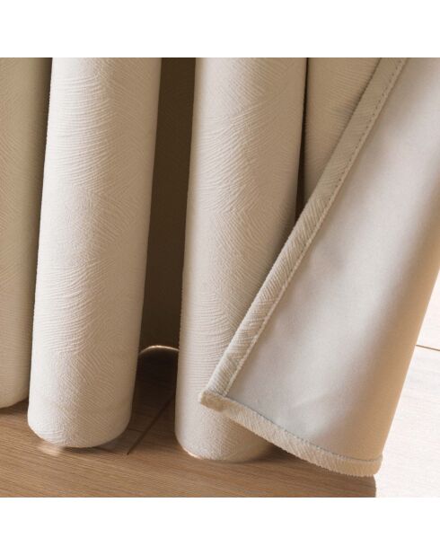 Tenda con occhielli naturali Olympe - 140 x 260 cm