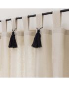 Tenda con passanti Cyrine beige - 140 x 180 cm