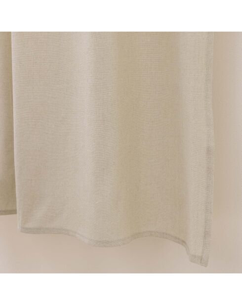 Tenda con passanti Cyrine beige - 140 x 180 cm