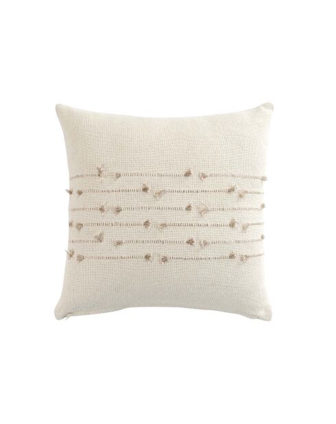 Cuscino Golden Sunset in cotone bianco - 40 x 40 cm