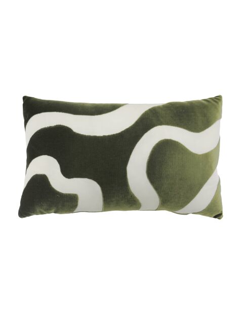 Coussin Roby kaki - 30 x 50 cm