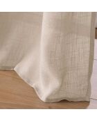 Cloris Ösenblende, 140 x 240 cm, taupe