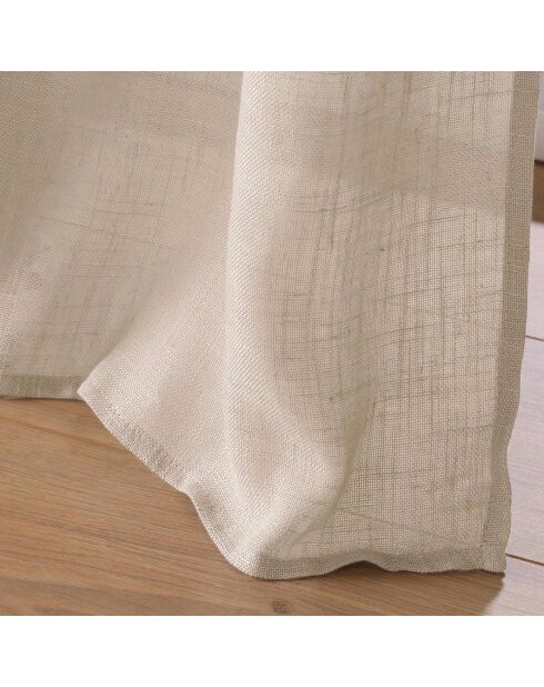 Cloris Ösenblende, 140 x 240 cm, taupe