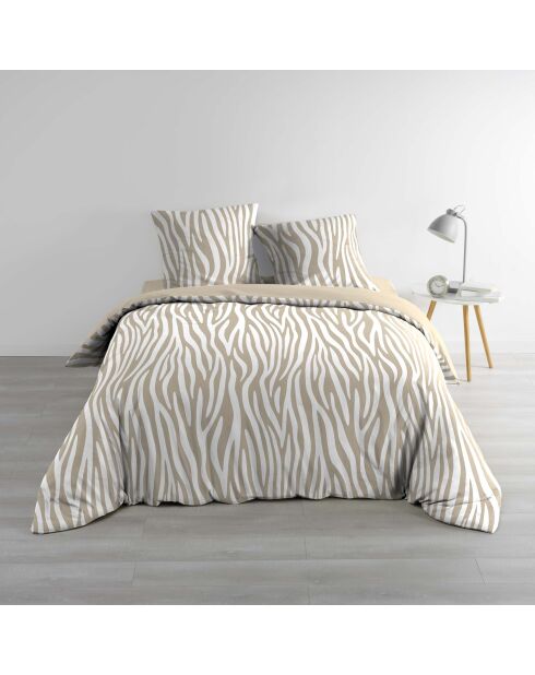 Set de 3 piezas de algodón Zebris multicolor, 240 x 220 cm