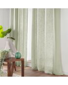 Cloris sage paneel met oogjes - 140 x 240 cm