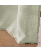 Cloris sage paneel met oogjes - 140 x 240 cm