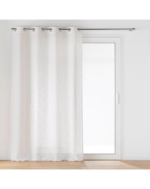 Pannello con occhielli in Cloris naturale - 140 x 240 cm
