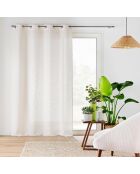 Pannello con occhielli in Cloris naturale - 140 x 240 cm