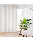 Pannello con occhielli in Cloris naturale - 140 x 240 cm