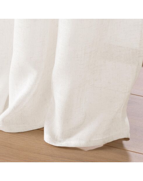 Pannello con occhielli in Cloris naturale - 140 x 240 cm