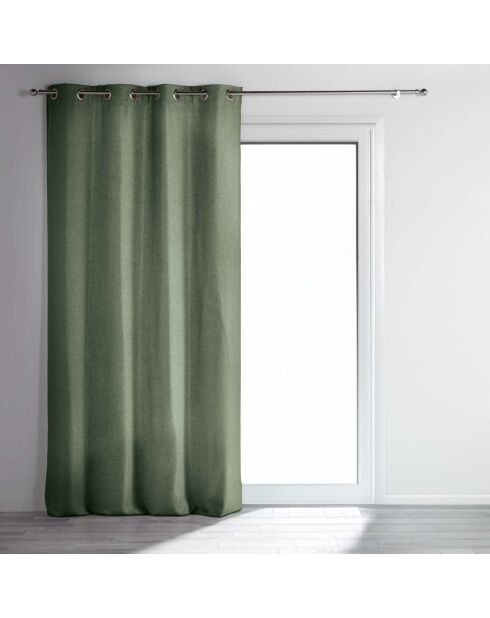 Cortina con ojales de cedro chino, 135 x 240 cm