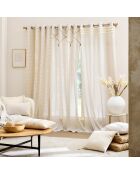 Tenda con occhielli Lacia, colore: avorio, 140 x 240 cm