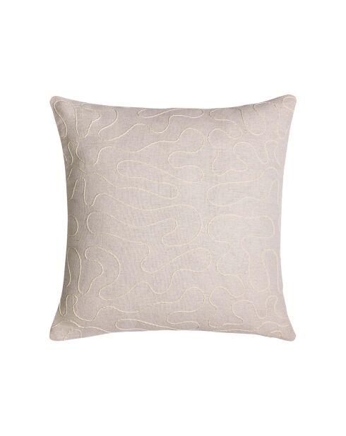 Cojín Cirana beige claro - 45 x 45 cm