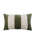 Cojín Elmet blanco/verde - 30 x 50 cm
