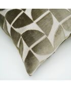 Coussin Topic kaki - 40 x 40 cm