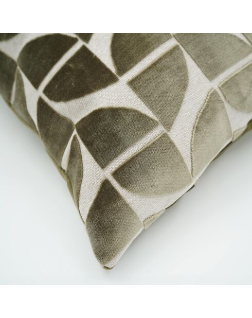 Coussin Topic kaki - 40 x 40 cm