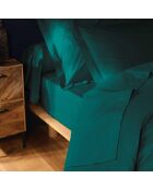 Drap housse Linette pétrole