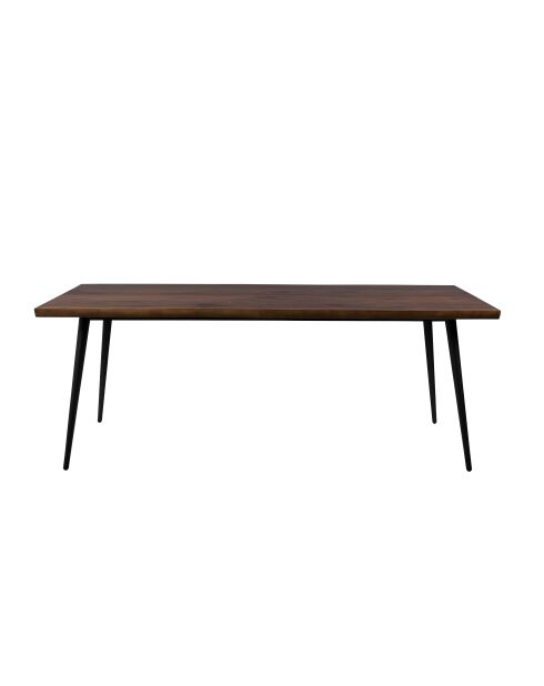 Mesa de comedor negra Alagon - 200 x 90 x 75 cm