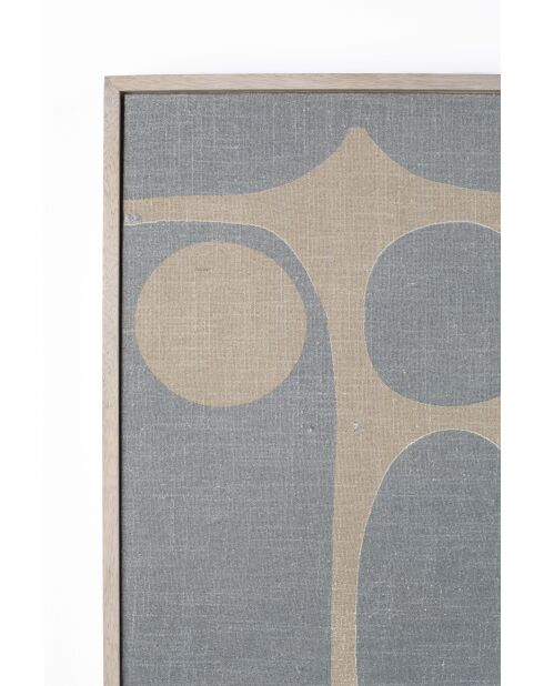 Decoración de pared azul y beige con forma de galaxia, 48 x 104 x 5 cm