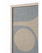 Décoration murale Galaxy bleue et beige - 48 x 104 x 5 cm