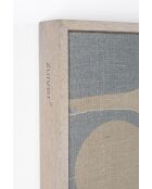 Décoration murale Galaxy bleue et beige - 48 x 104 x 5 cm