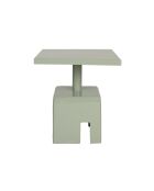 Mesa auxiliar verde gordita - 40 x 40 x 45 cm
