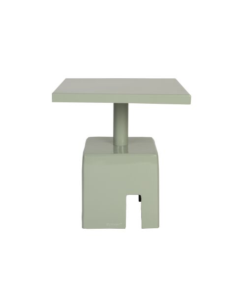 Mesa auxiliar verde gordita - 40 x 40 x 45 cm