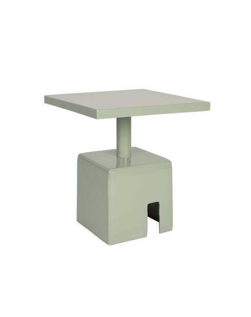 Mesa auxiliar verde gordita - 40 x 40 x 45 cm