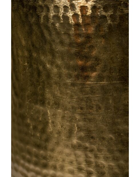 Mesa auxiliar Cave amarilla - 35 x 35 x 45 cm
