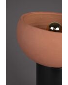 Lampe de table Zahra rouge - 26 x 26 x 47 cm