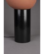 Lampe de table Zahra rouge - 26 x 26 x 47 cm