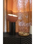 Lampe de table Zahra rouge - 26 x 26 x 47 cm