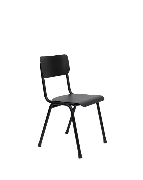 Chaise d'extérieur Back To School noire - 49 x 43 x 82.5 cm
