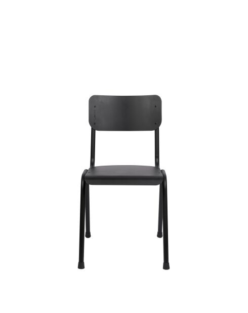 Chaise d'extérieur Back To School noire - 49 x 43 x 82.5 cm