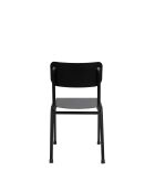 Back To School buitenstoel zwart - 49 x 43 x 82,5 cm
