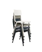 Back To School buitenstoel zwart - 49 x 43 x 82,5 cm