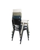 Back To School buitenstoel zwart - 49 x 43 x 82,5 cm
