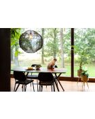 Suspension Meezan noire - 70 x 70 x 75 cm