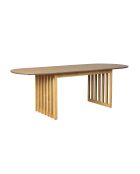 Tavolo da pranzo beige Barlet - 198 x 90 x 75 cm