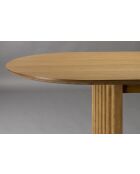 Tavolo da pranzo beige Barlet - 198 x 90 x 75 cm