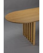 Tavolo da pranzo beige Barlet - 198 x 90 x 75 cm