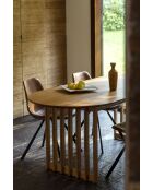 Tavolo da pranzo beige Barlet - 198 x 90 x 75 cm