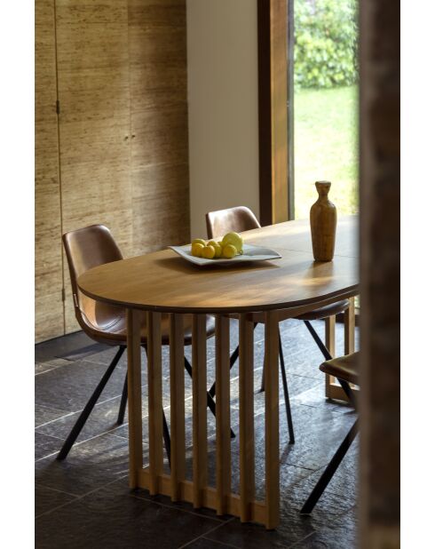 Tavolo da pranzo beige Barlet - 198 x 90 x 75 cm